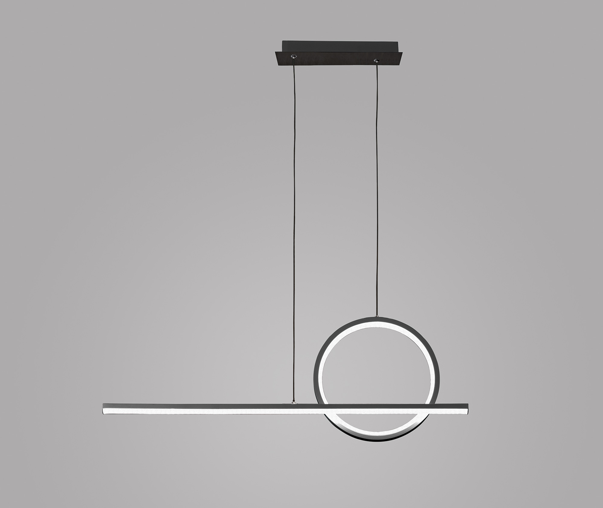 Kitesurf Black Ceiling Lights Mantra Linear Fittings